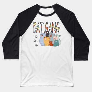 cat gang Baseball T-Shirt